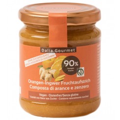 COMPOSTA DI FRUTTA 85% IPOCALORICA (arancia-zenzero) 220gr